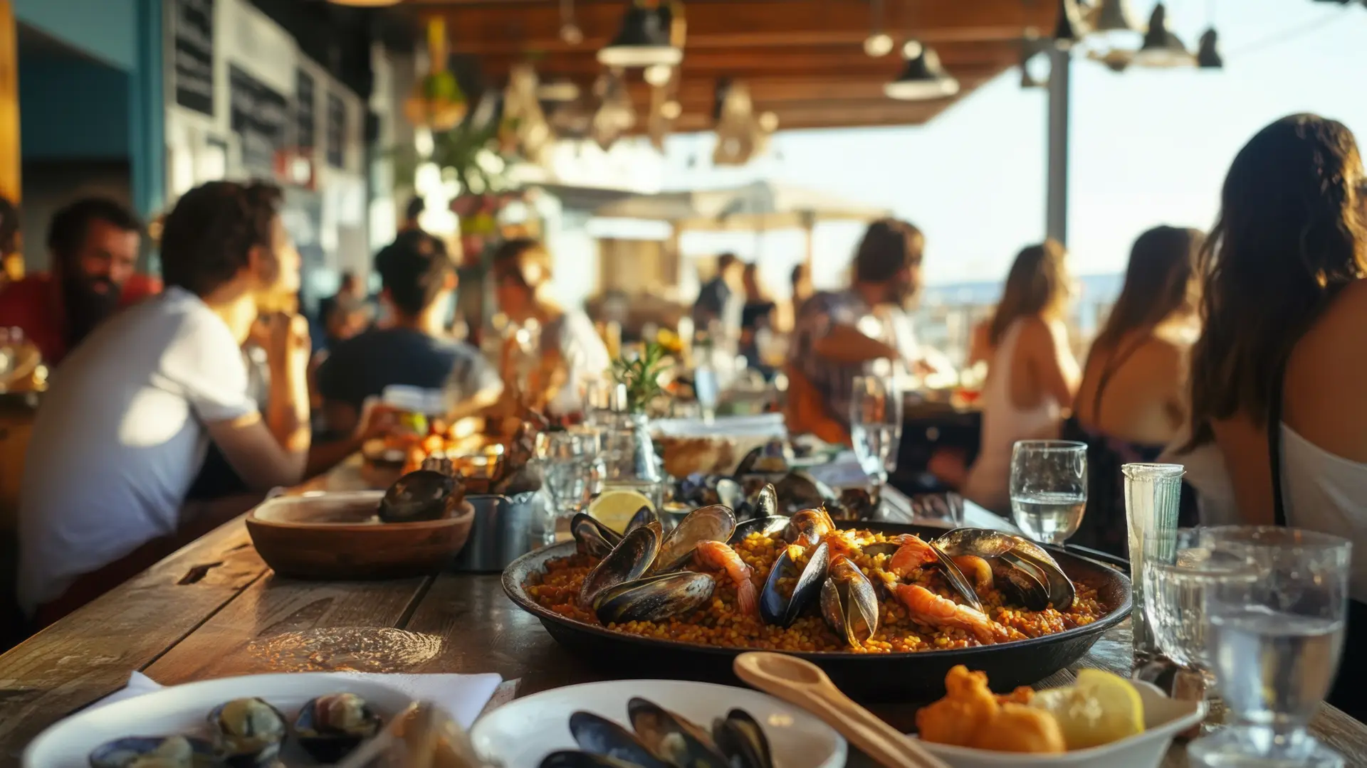 Paella & Grillbuffet